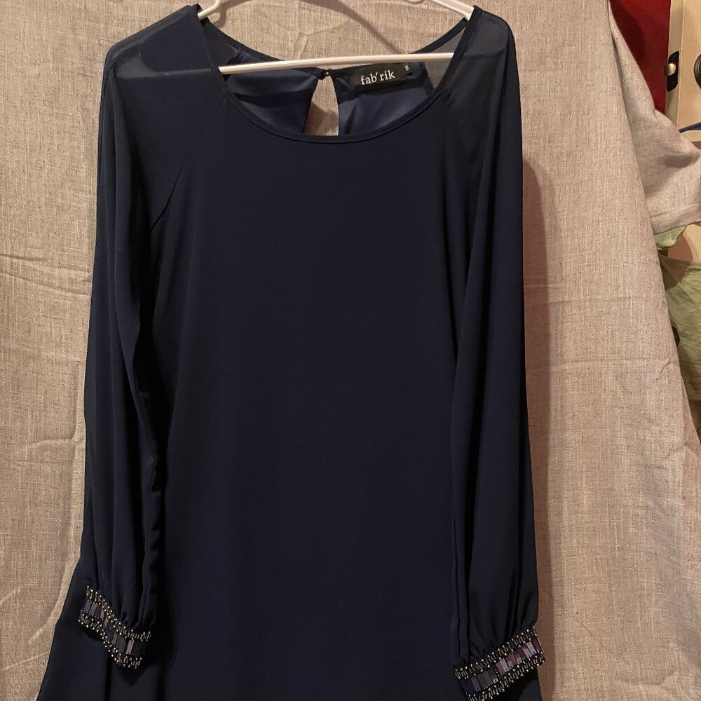 Womens Navy Blue Fab'rik Dress